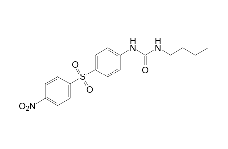 1-butyl-3-{p-[(p-nitrophenyl)sulfonyl]phenyl}urea