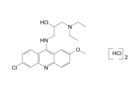 6-chloro-9-{[3-(diethylamino)-2-hydroxypropyl]amino}-2-methoxyacridine, dihydrochloride