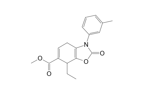 6-CARBOMETHOXY-7-ETHYL-3-(META-TOLYL)-4,7-DIHYDROBENZOXAZOL-2-ONE