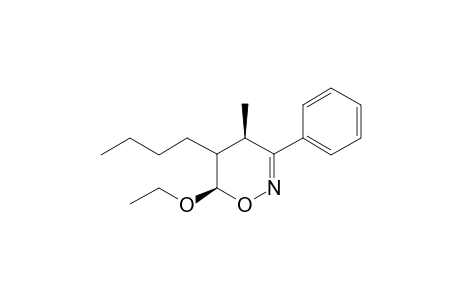 5,6-cis-5-Butyl-6-ethoxy-4-methyl-3-phenyl-5,6-dihydro-4H-1,2-oxazine isomer