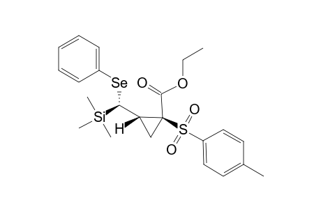ETHYL-R-1-(PARA-TOLUENESULFONYL)-C-2-[(PHENYLSELENO)-(TRIMETHYLSILYL)-METHYL]-1-CYCLOPROPANECARBOXYLATE