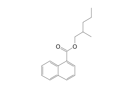 1-Naphthoic acid, 2-methylpentyl ester