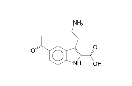 5-Acetyl-3-(2-aminoethyl)-1H-indole-2-carboxylic acid