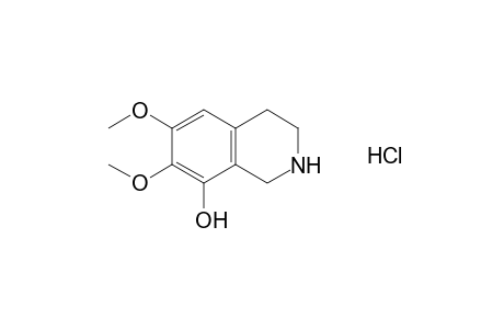 6,7-dimethoxy-1,2,3,4-tetrahydro-8-isoquinolinol, hydrochloride