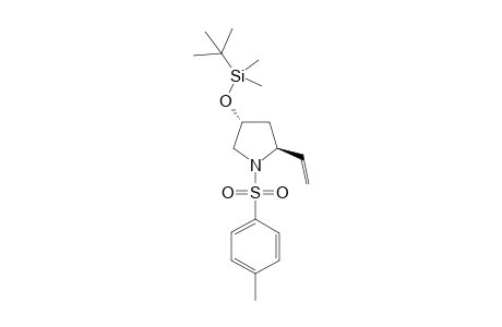 (2S,4R)-1-(4-Methylphenylsulfonyl)-2-vinyl-4-(t-butyldimethylsilyloxy)pyrrolidine