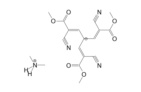 dimethylammonium (2E,5E)-2,6-dicyano-4-((E)-2-cyano-3-methoxy-3-oxoprop-1-en-1-yl)-1,7-dimethoxy-1,7-dioxohepta-2,5-dien-4-ide