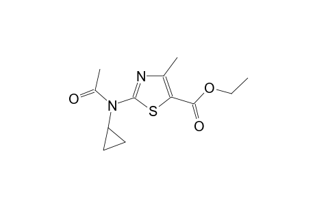 ethyl 2-[acetyl(cyclopropyl)amino]-4-methyl-1,3-thiazole-5-carboxylate