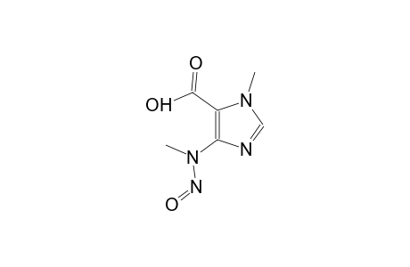 3-Methyl-5-(N-nitroso-methylamino)-3H-imidazole-4-carboxylic acid