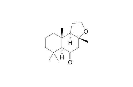 (-)-(3aR,5aS,9aR,9bR)-3a,6,6,9a-Tetramethyldecahydronaphtho[2,1-b]furan-5(2H)-one