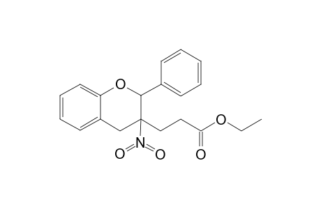 Ethyl 3-[3'-nitro-2'-phenylbenzopyran-3'-yl]-propionate