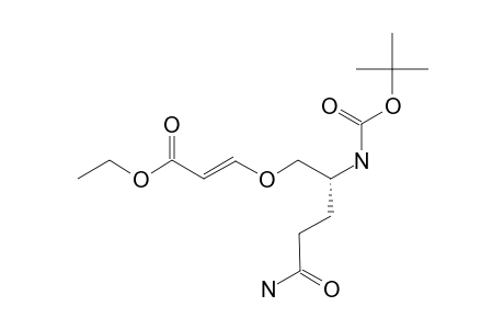 (S,E)-ETHYL-3-[(S)-2-TERT.-BUTOXYCARBONYLAMINO-4-CARBAMOYL-BUTOXY]-ACRYLATE