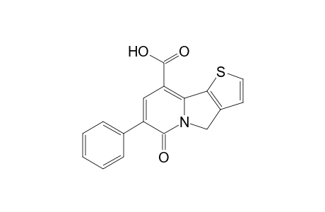 6-keto-7-phenyl-4H-thien[2,3-a]indolizine-9-carboxylic acid