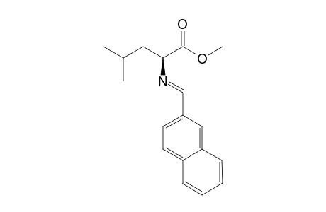 Methyl N-(2-naphthylidene)leucinate