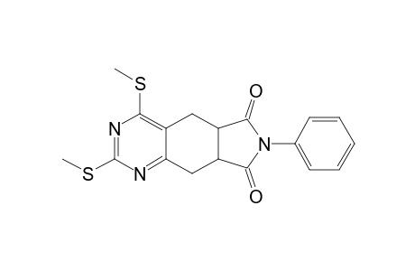 2,4-Bis(methylsulfanyl)-7-phenyl-8a,9-dihydro-5H-pyrrolo[3,4-g]quinazoline-6,8(5aH,7H)dione