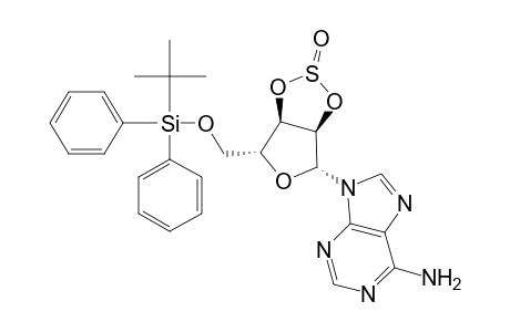 9-[(3aR,4R,6R,6aR)-6-[[tert-butyl(diphenyl)silyl]oxymethyl]-2-oxidanylidene-3a,4,6,6a-tetrahydrofuro[3,4-d][1,3,2]dioxathiol-4-yl]purin-6-amine