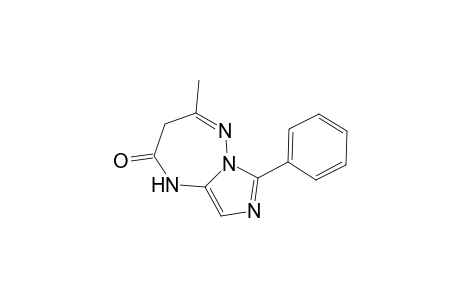 4-Methyl-7-phenyl-1H-imidazo[1,5-b][1,2,4]triazepin-2(3H)-one