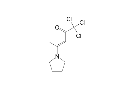 (E)-1,1,1-TRICHLORO-4-PYRROLIDIN-1-YL-3-PENTEN-2-ONE