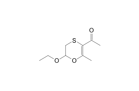 1-(2-Ethoxy-6-methyl-2,3-dihydro-1,4-oxathiin-5-yl)ethanone