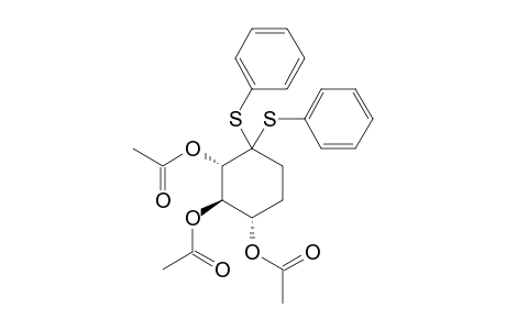 1,1'-BIS-(PHENYLTHIO)-2,3,4-TRIACETOXYCYClOHEXANE