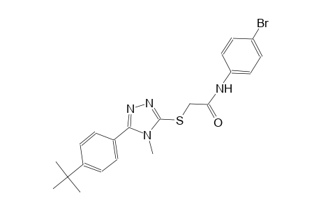 N-(4-bromophenyl)-2-{[5-(4-tert-butylphenyl)-4-methyl-4H-1,2,4-triazol-3-yl]sulfanyl}acetamide