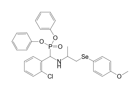 Diphenyl [(2-Chlorophenyl)({1-[(4-methoxyphenyl)selanyl]-propan-2-yl}amino)methyl]phosphonate