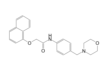 N-[4-(4-morpholinylmethyl)phenyl]-2-(1-naphthyloxy)acetamide