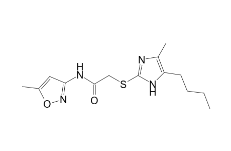 Acetamide, 2-[(5-butyl-4-methyl-1H-imidazol-2-yl)thio]-N-(5-methyl-3-isoxazolyl)-
