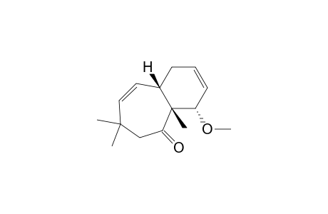5H-Benzocyclohepten-5-one, 1,4,4a,6,7,9a-hexahydro-4-methoxy-4a,7,7-trimethyl-, (4.alpha.,4a.beta.,9a.beta.)-(.+-.)-