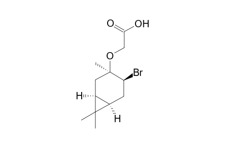 (1'S,3'R,4'S,6'R)-2-[4'-Bromo-3',7',7'-trimethylbicyclo[4.1.0]hept-3'-yloxy]acetic acid