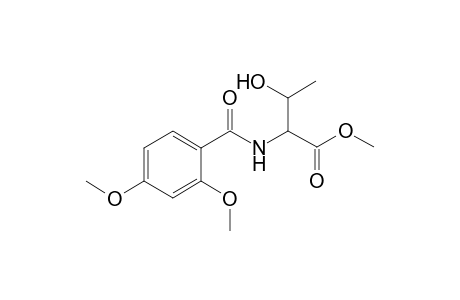 N-(2',4'-Dimethoxybenzoyl)-theronine - methyl ester
