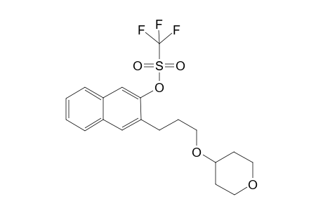 3-(3-(2-Tetrahydropyranyl)oxypropyl)-2-(trifluoromethanesulfonyloxy)naphthylene
