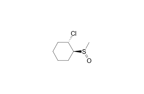 Cyclohexane, 1-chloro-2-(methylsulfinyl)-, [1.alpha.,2.beta.(R*)]-