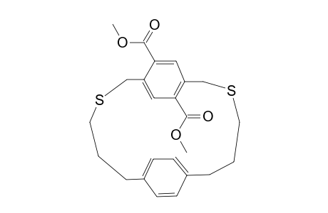 3,14-Dithia-tricyclo[14.2.2.2*7,10*]docosa-1(19),7,9,16(20),17,21-hexaene-17,19-dicarboxylic acid dimethyl ester