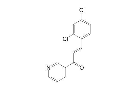 2-Propen-1-one, 3-(2,4-dichlorophenyl)-1-(3-pyridyl)-