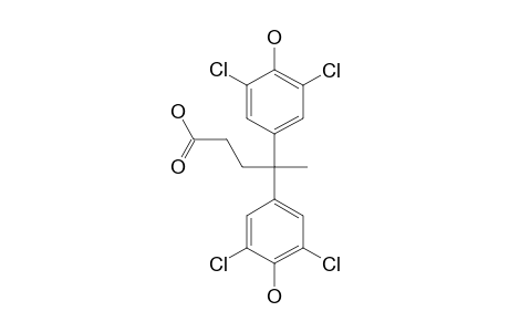 4,4-BIS(3,5-DICHLORO-4-HYDROXYPHENYL)VALERIC ACID