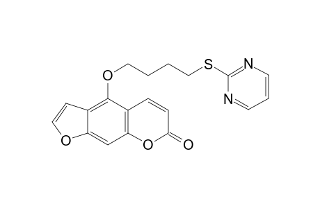 4-{4-(Pyrimidin-2-thiolyl)butoxy}-7H-furo[3,2-g][1]benzopyran-7-one