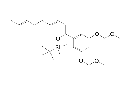 (3E)-1-tert-Butyldimethylsilyloxy-4,8-dimethyl-1-[3,5-bis(methoxymethoxy)phenyl)-3,7-nonadiene