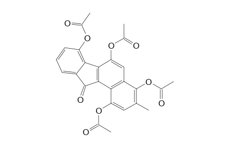 acetic acid (1,4,7-triacetoxy-11-keto-3-methyl-benzo[a]fluoren-6-yl) ester