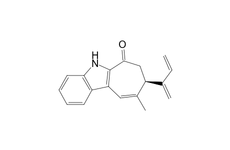 Cyclohept[b]indol-6(5H)-one, 7,8-dihydro-9-methyl-8-(1-methylene-2-propenyl)-, (R)-