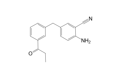 2-Amino-5-(3-propionyl-benzyl)-benzonitrile
