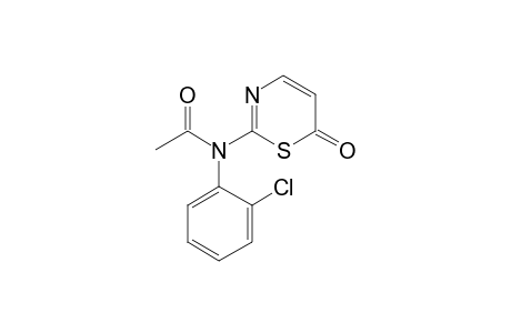 N-(2-chlorophenyl)-N-(6-keto-1,3-thiazin-2-yl)acetamide