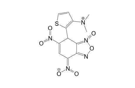 [2-(7-dioxidoazaniumylidene-5-nitro-3-oxido-4H-benzofurazan-3-ium-4-yl)-3-thienyl]-dimethyl-ammonium