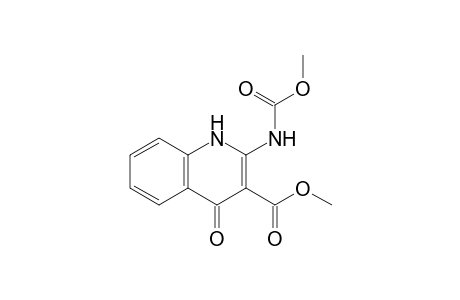 2-(carbomethoxyamino)-4-keto-1H-quinoline-3-carboxylic acid methyl ester
