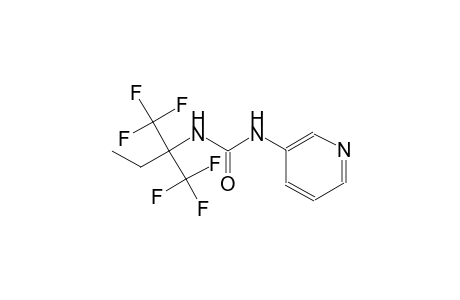 N-[1,1-bis(trifluoromethyl)propyl]-N'-(3-pyridinyl)urea