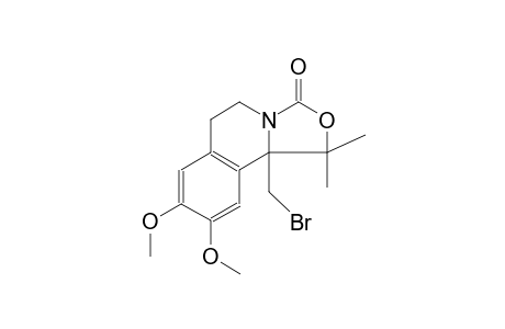 oxazolo[4,3-a]isoquinolin-3-one, 10b-(bromomethyl)-1,5,6,10b-tetrahydro-8,9-dimethoxy-1,1-dimethyl-