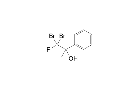 1,1-Dibromo-1-fluoro-2-phenyl-2-propanol