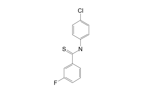 N-(4-chlorophenyl)-3-fluoro-thiobenzamide