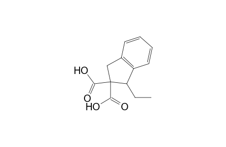 2H-Indene-2,2-dicarboxylic acid, 1-ethyl-1,3-dihydro-