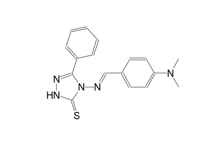 3H-1,2,4-triazole-3-thione, 4-[[(E)-[4-(dimethylamino)phenyl]methylidene]amino]-2,4-dihydro-5-phenyl-