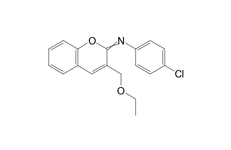 3-Ethoxymethyl-2-(4-chlorophenyl)imino-2H-chromene